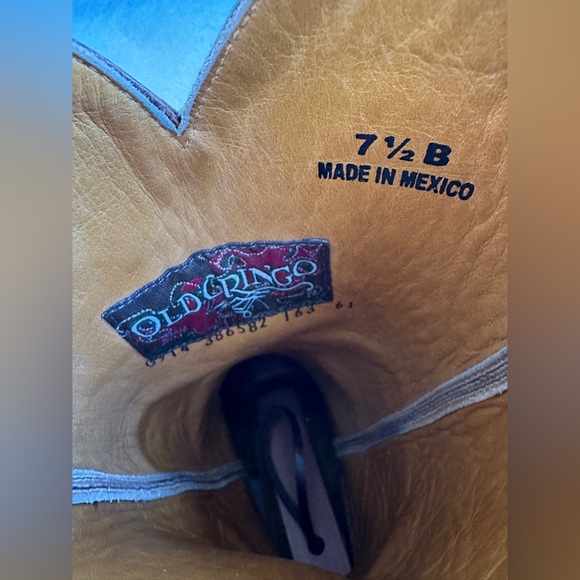 Old Gringo‎ Tall Snip Toe Cowboy Western Boots Womens 7.5 B - Picture 13 of 14